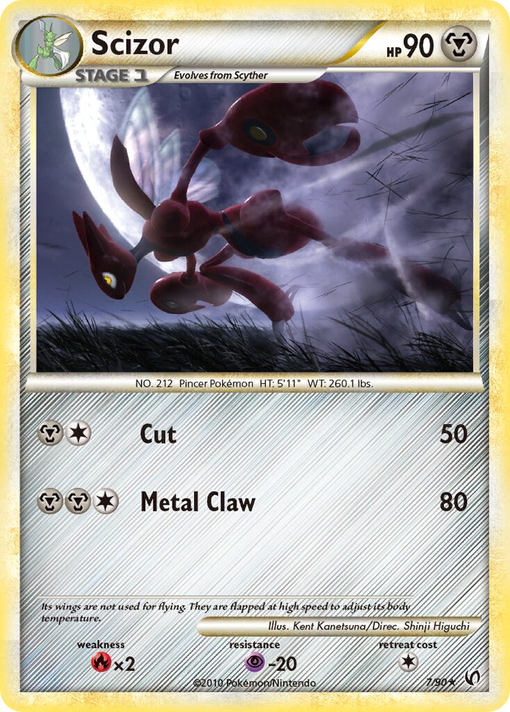 Scizor 007 — Undaunted (English Pokémon TCG card)