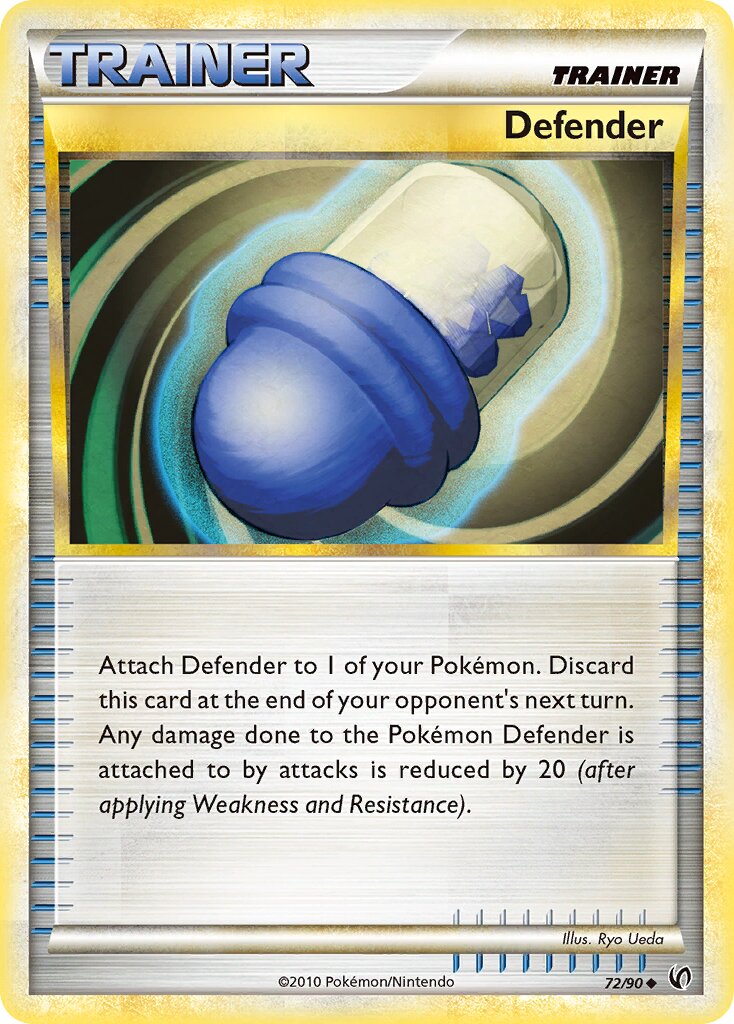 Defender 072 — Undaunted (English Pokémon TCG card)
