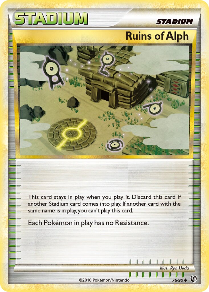 Ruins of Alph 076 — Undaunted (English Pokémon TCG card)