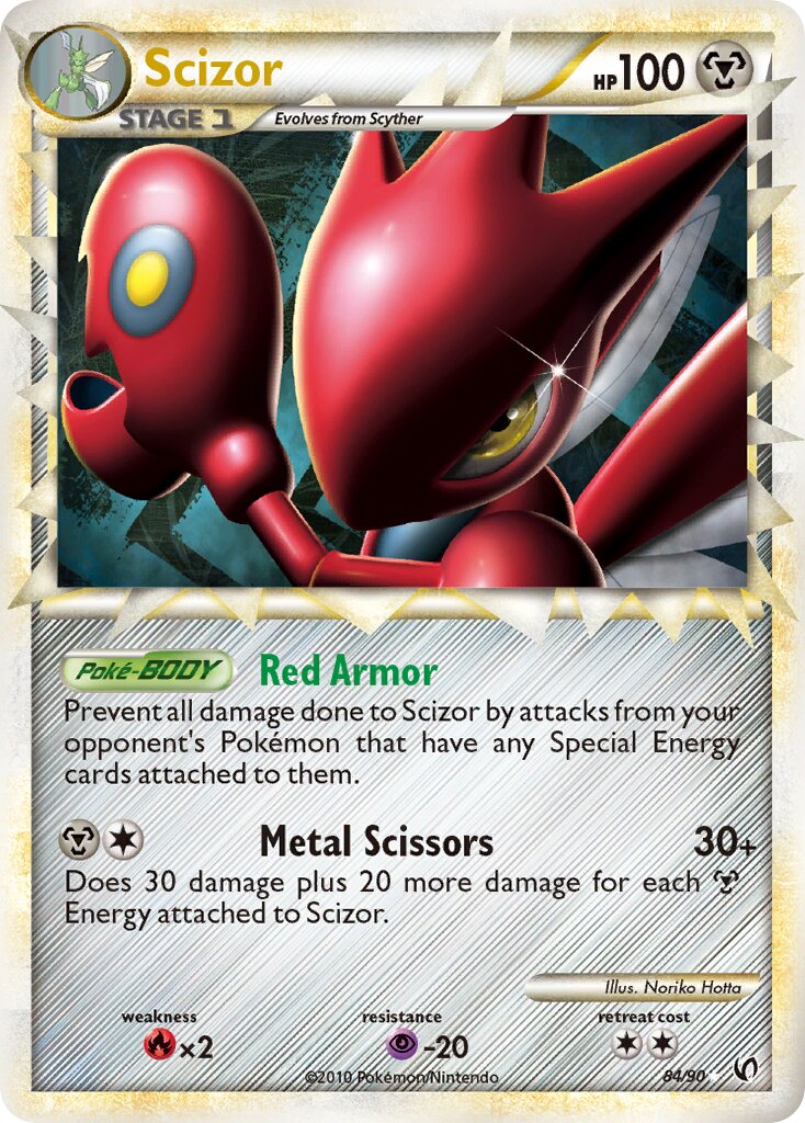 Scizor 084 — Undaunted (English Pokémon TCG card)