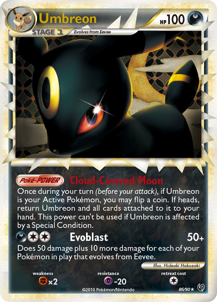Umbreon 086 — Undaunted (English Pokémon TCG card)