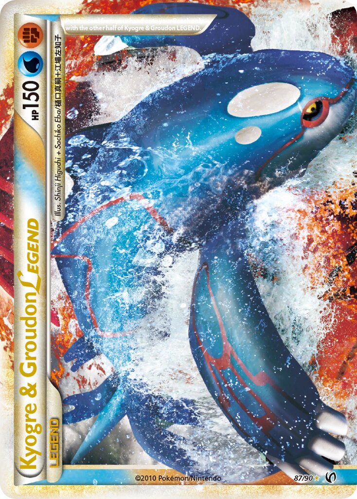 Kyogre & Groudon LEGEND 087 — Undaunted (English Pokémon TCG card)