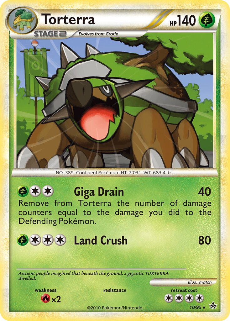 Torterra 010 — Unleashed (English Pokémon TCG card)