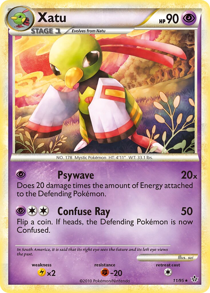 Xatu 011 — Unleashed (English Pokémon TCG card)