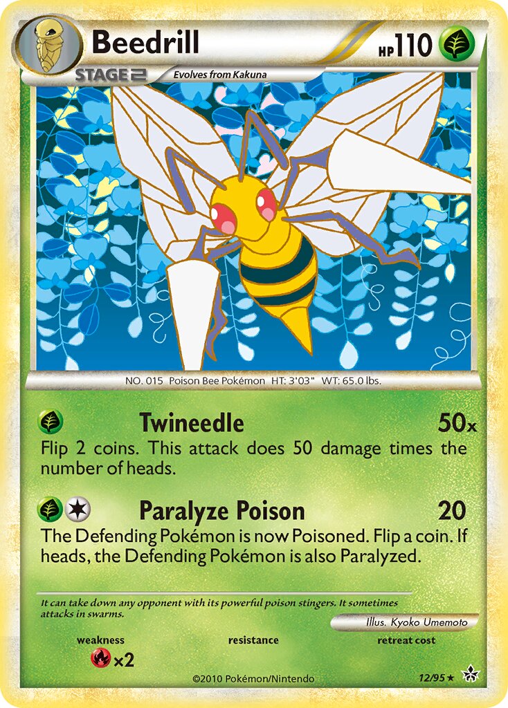 Beedrill 012 — Unleashed (English Pokémon TCG card)