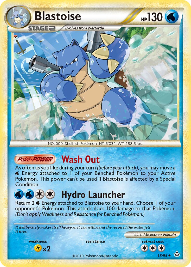 Blastoise 013 — Unleashed (English Pokémon TCG card)