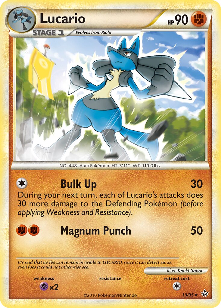 Lucario 019 — Unleashed (English Pokémon TCG card)