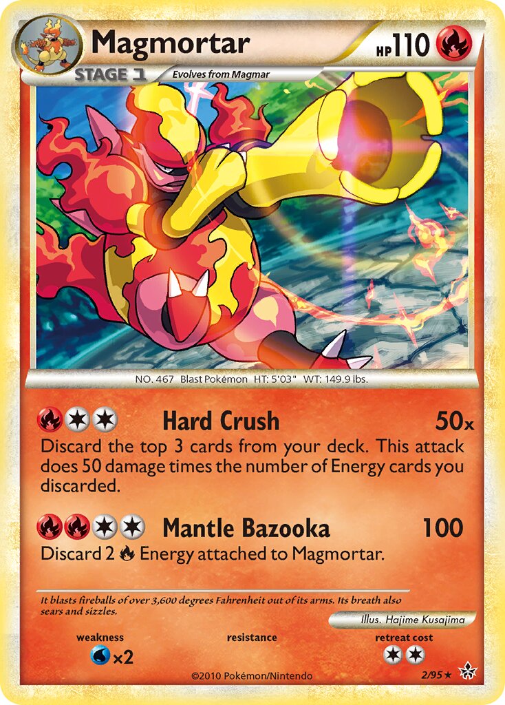 Magmortar 002 — Unleashed (English Pokémon TCG card)