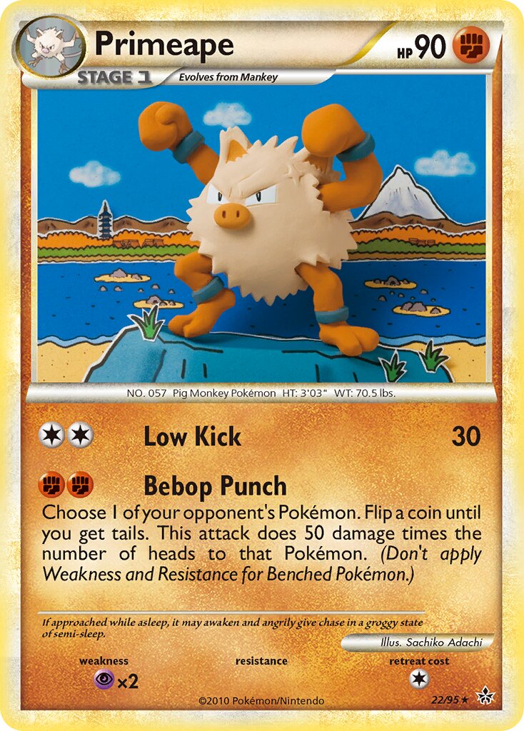 Primeape 022 — Unleashed (English Pokémon TCG card)