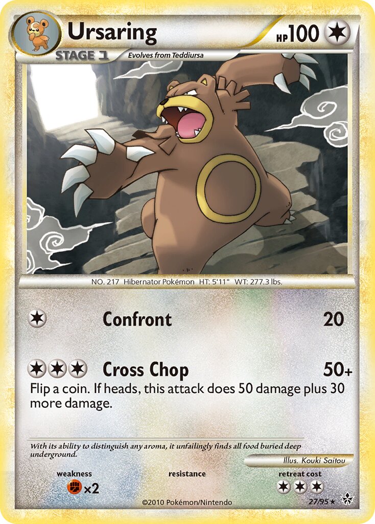 Ursaring 027 — Unleashed (English Pokémon TCG card)