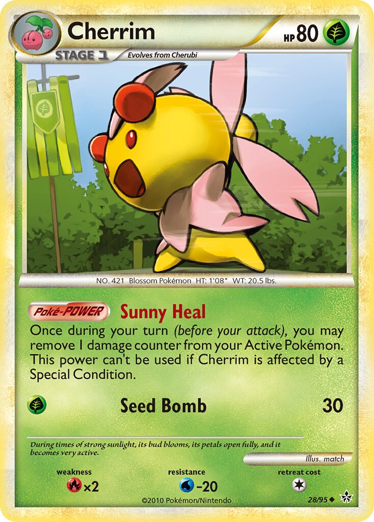 Cherrim 028 — Unleashed (English Pokémon TCG card)
