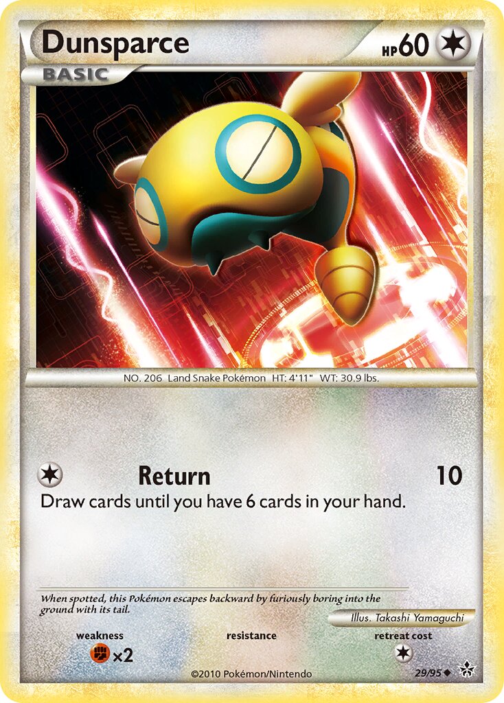 Dunsparce 029 — Unleashed (English Pokémon TCG card)