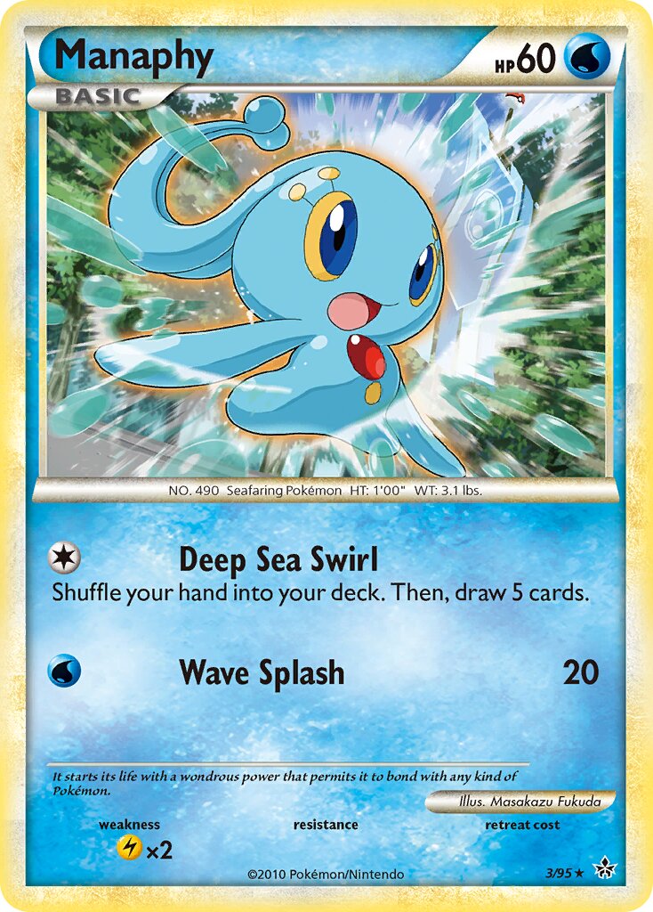 Manaphy 003 — Unleashed (English Pokémon TCG card)