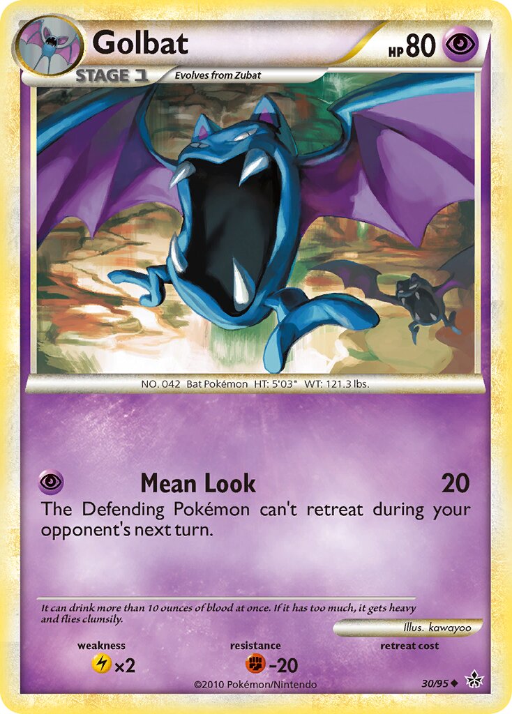 Golbat 030 — Unleashed (English Pokémon TCG card)