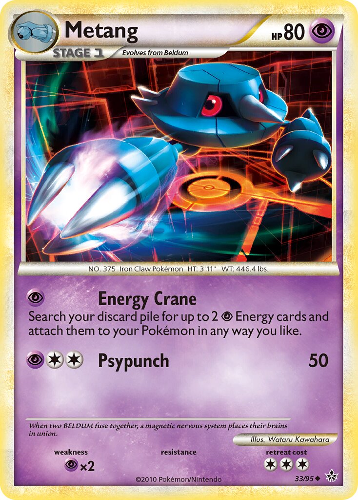 Metang 033 — Unleashed (English Pokémon TCG card)