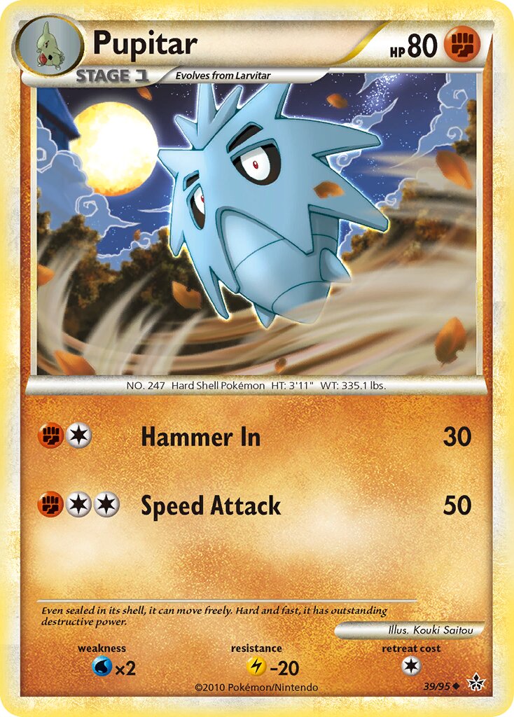 Pupitar 039 — Unleashed (English Pokémon TCG card)