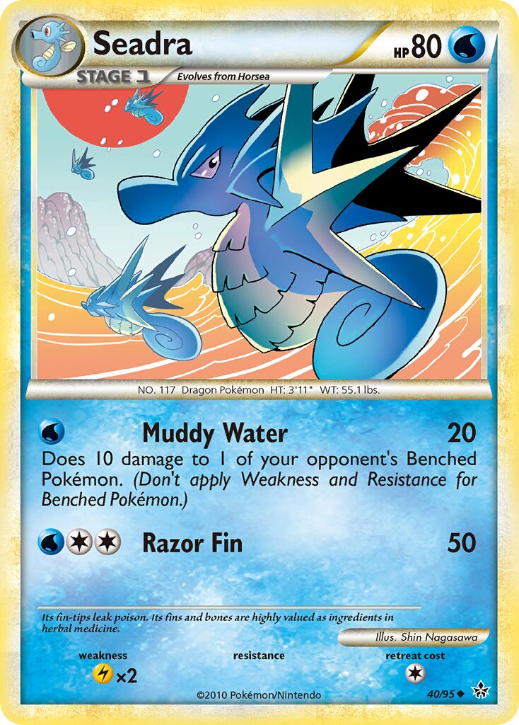 Seadra 040 — Unleashed (English Pokémon TCG card)