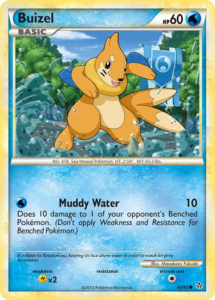 Buizel 045 — Unleashed (English Pokémon TCG card)