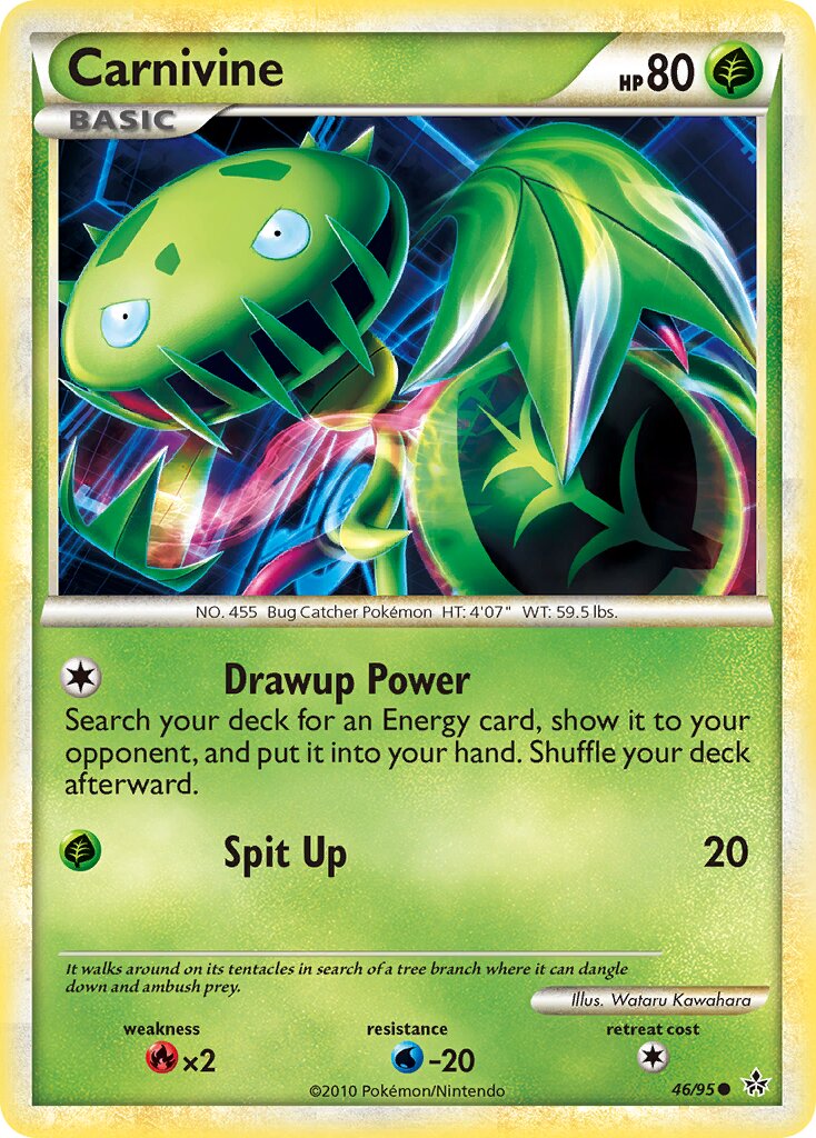 Carnivine 046 — Unleashed (English Pokémon TCG card)