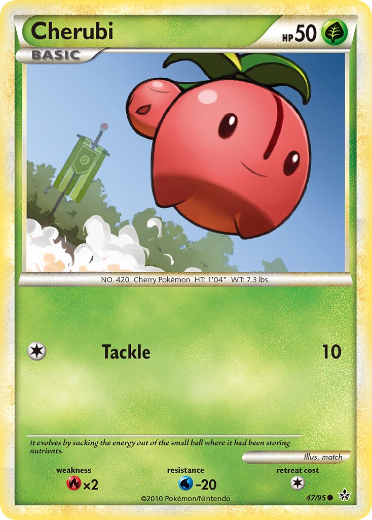 Cherubi 047 — Unleashed (English Pokémon TCG card)