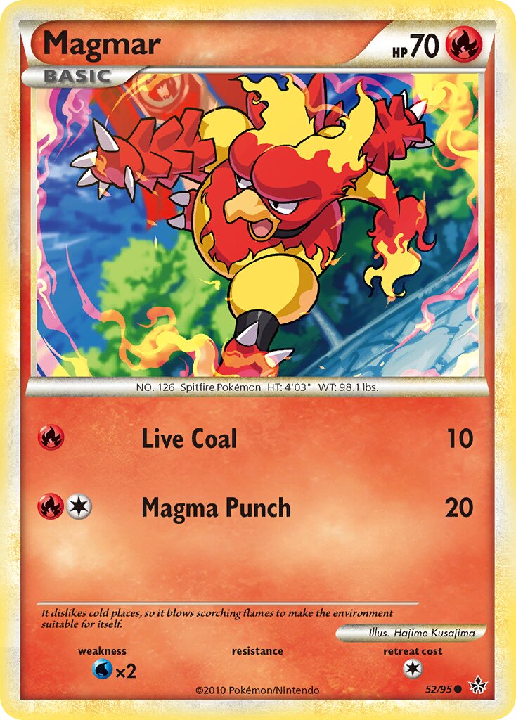 Magmar 052 — Unleashed (English Pokémon TCG card)