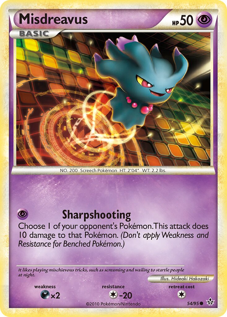 Misdreavus 054 — Unleashed (English Pokémon TCG card)