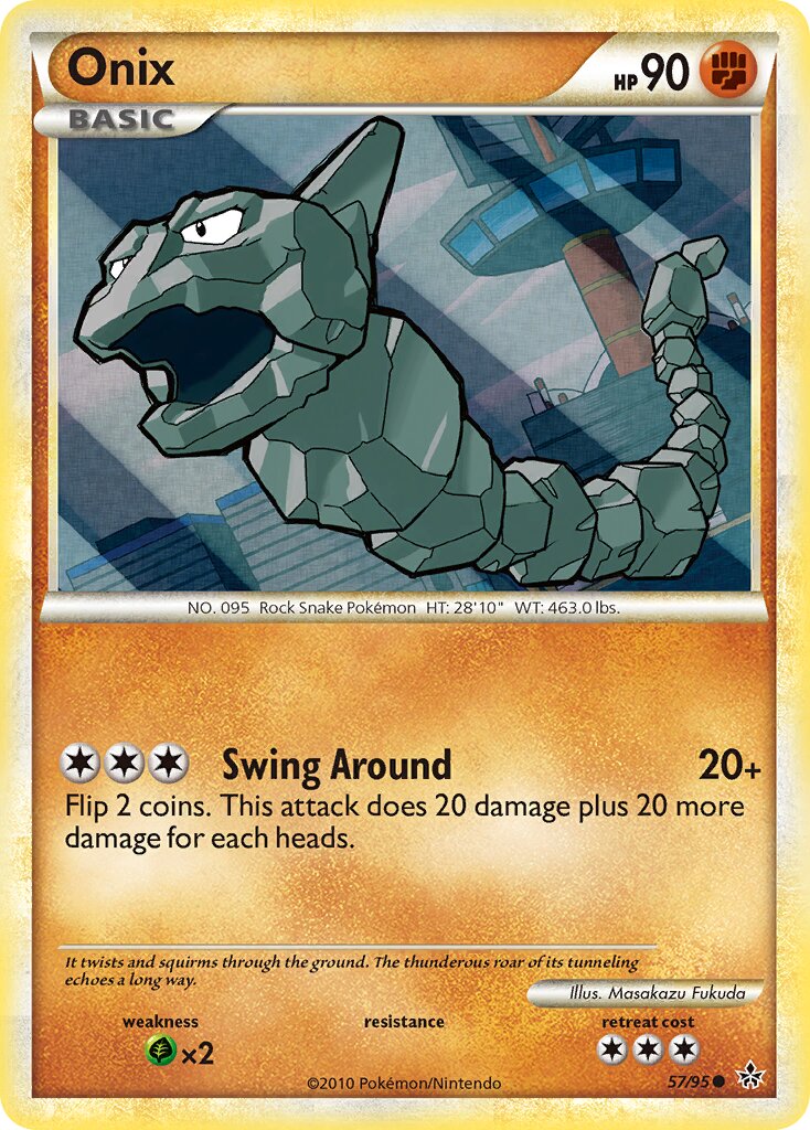 Onix 057 — Unleashed (English Pokémon TCG card)