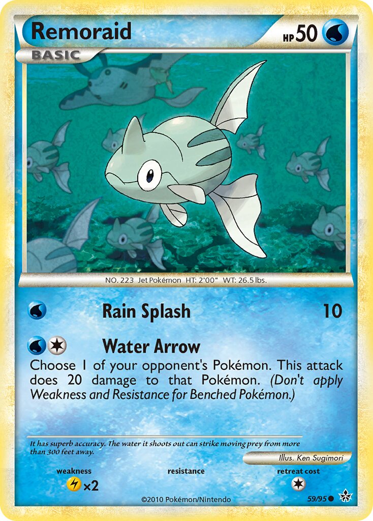 Remoraid 059 — Unleashed (English Pokémon TCG card)