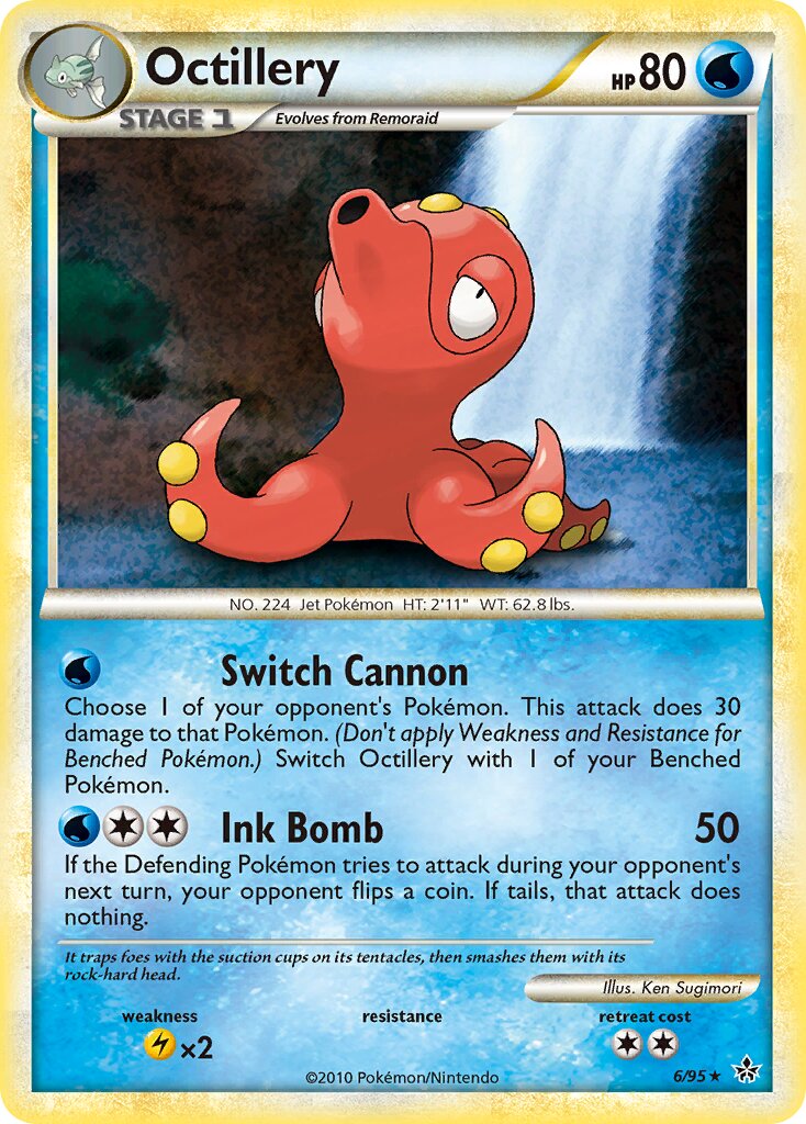 Octillery 006 — Unleashed (English Pokémon TCG card)