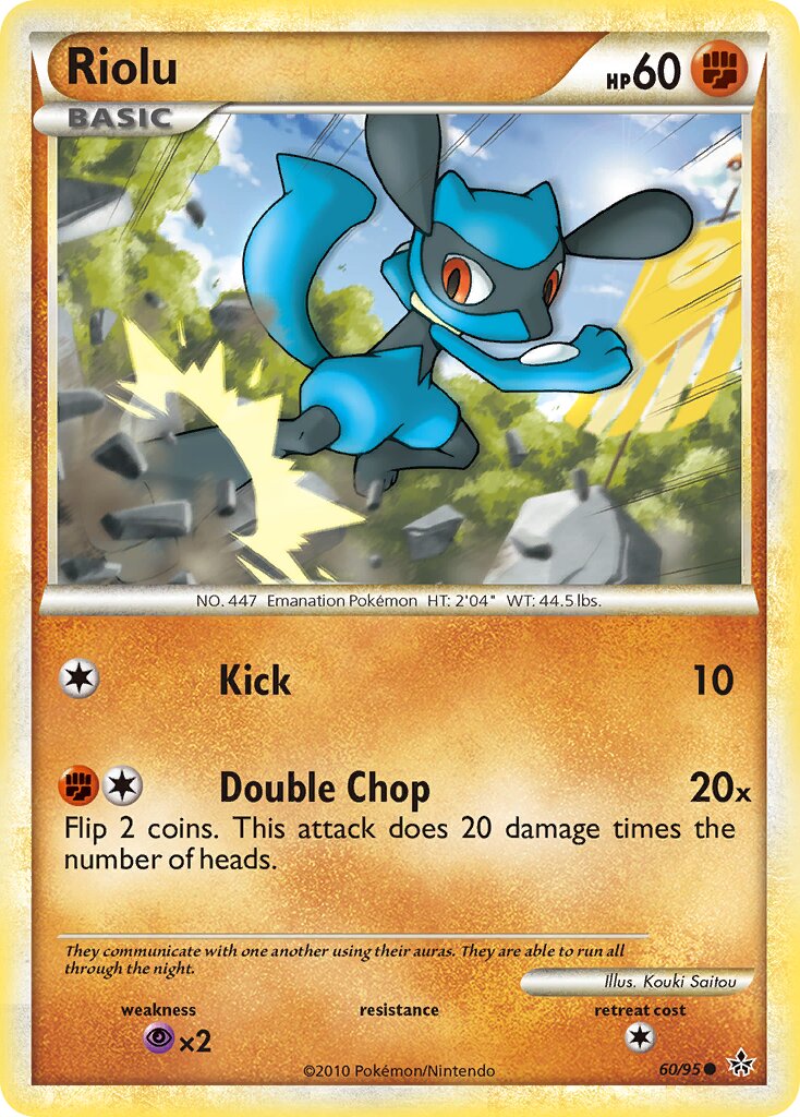 Riolu 060 — Unleashed (English Pokémon TCG card)