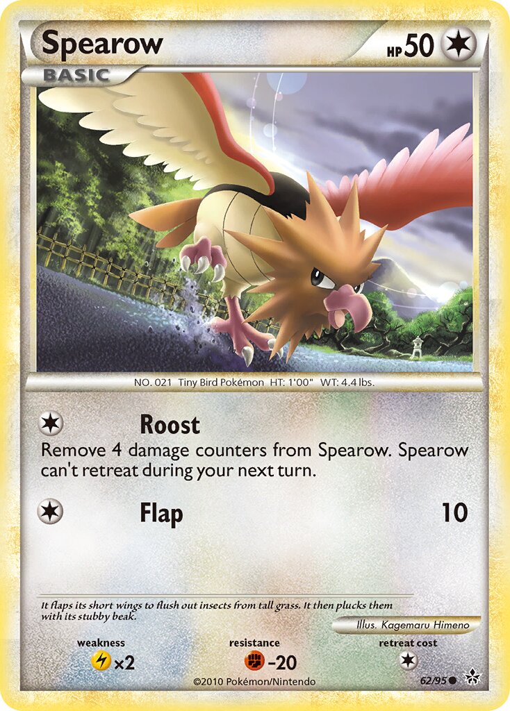Spearow 062 — Unleashed (English Pokémon TCG card)