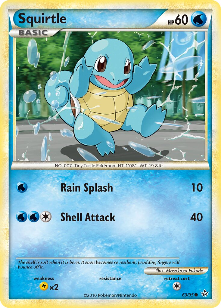 Squirtle 063 — Unleashed (English Pokémon TCG card)