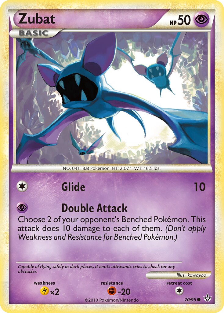 Zubat 070 — Unleashed (English Pokémon TCG card)