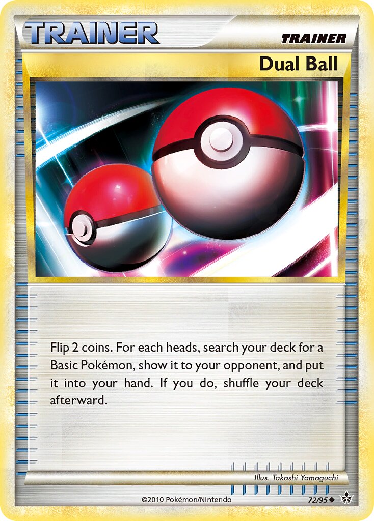 Dual Ball 072 — Unleashed (English Pokémon TCG card)