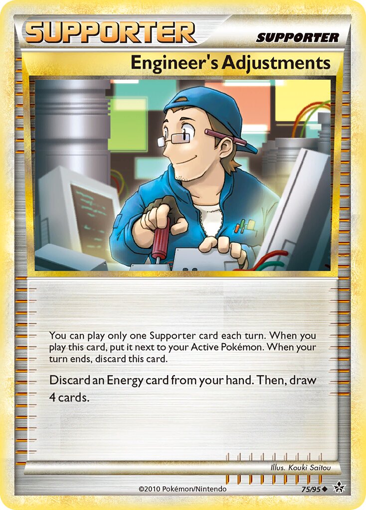 Engineer's Adjustments 075 — Unleashed (English Pokémon TCG card)