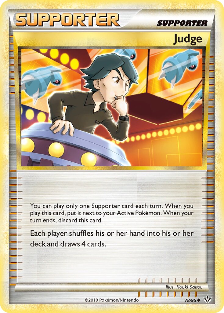 Judge 078 — Unleashed (English Pokémon TCG card)