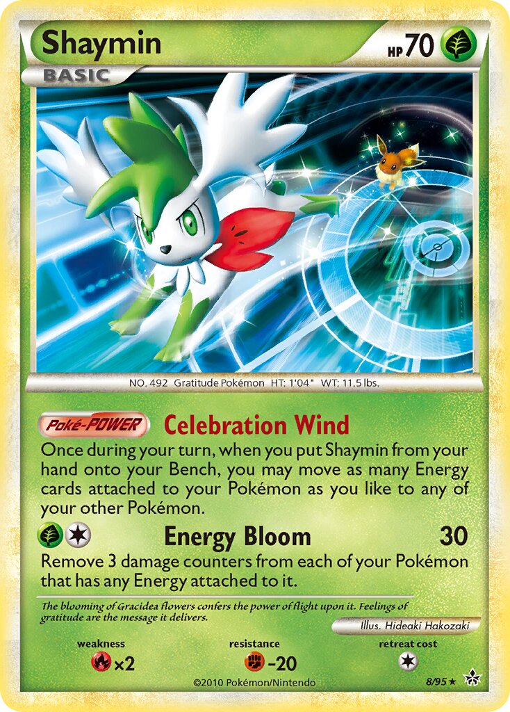 Shaymin 008 — Unleashed (English Pokémon TCG card)