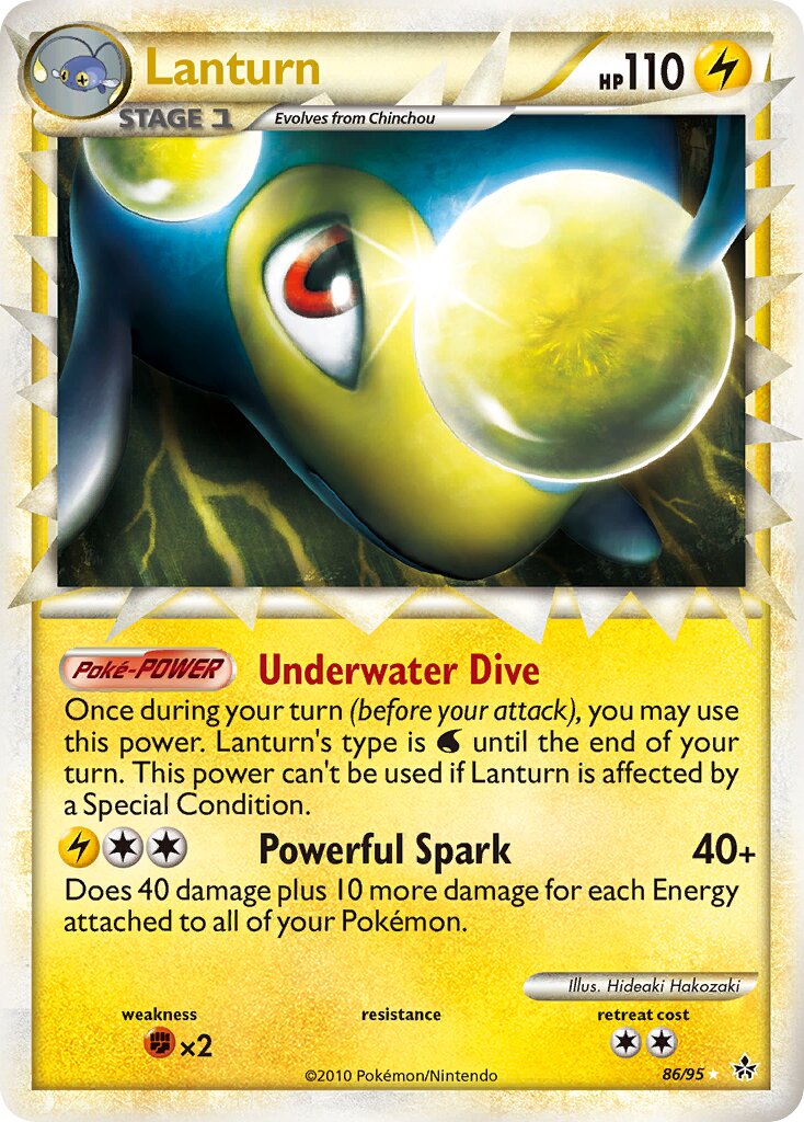 Lanturn 086 — Unleashed (English Pokémon TCG card)