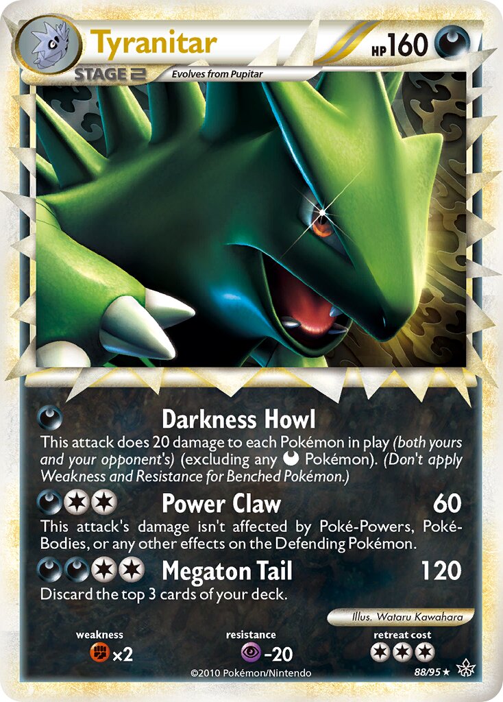 Tyranitar 088 — Unleashed (English Pokémon TCG card)