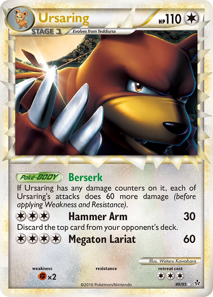 Ursaring 089 — Unleashed (English Pokémon TCG card)