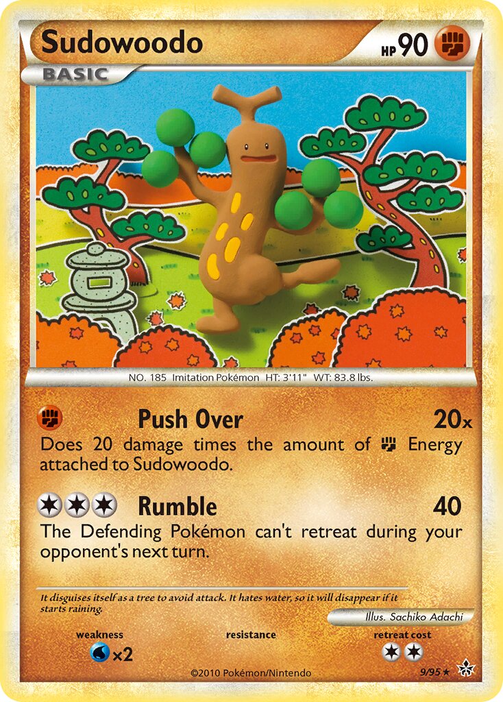 Sudowoodo 009 — Unleashed (English Pokémon TCG card)