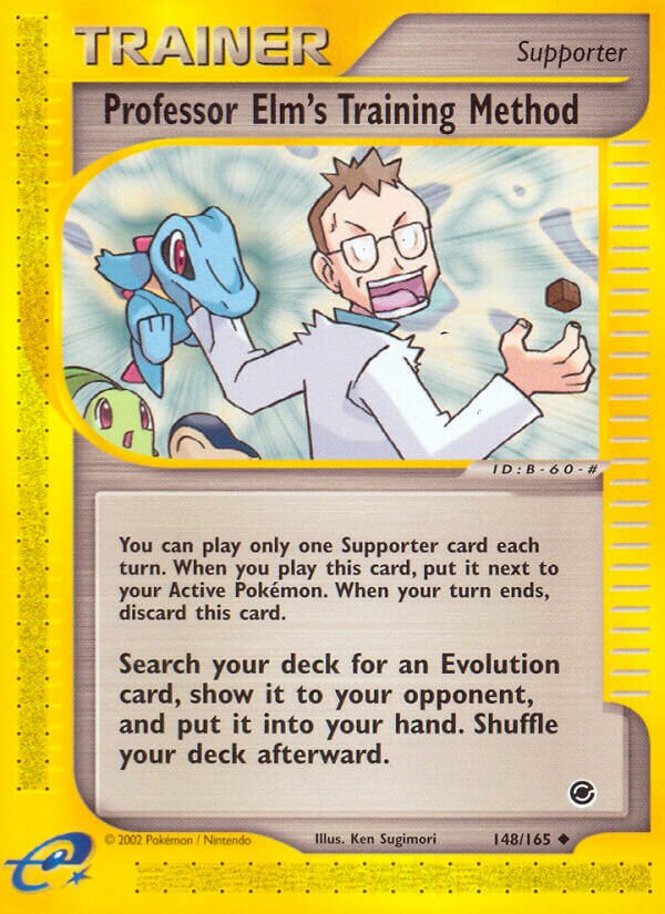 Professor Elm's Training Method 148/165 — WC Deck 2004 (Blaziken Tech) (English Pokémon TCG card)