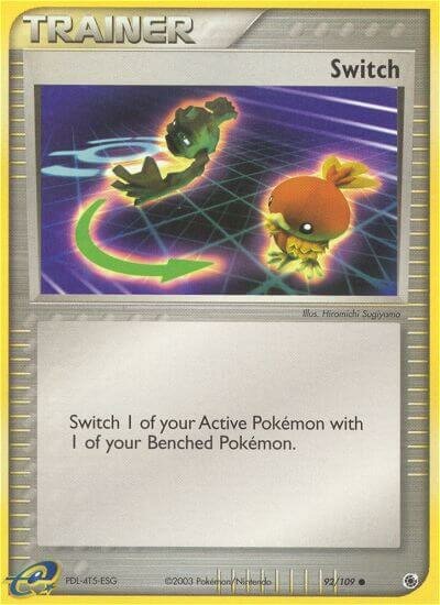 Switch 92/109 — WC Deck 2004 (Blaziken Tech) (English Pokémon TCG card)