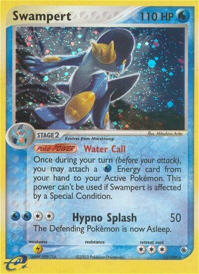 Swampert 13/109 — WC Deck 2004 (Rocky Beach) (English Pokémon TCG card)