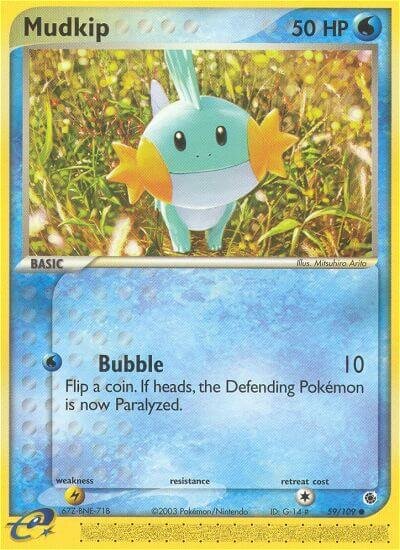 Mudkip 59/109 — WC Deck 2004 (Rocky Beach) (English Pokémon TCG card)