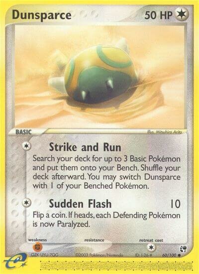 Dunsparce 60/100 — WC Deck 2005 (Dark Tyranitar) (English Pokémon TCG card)