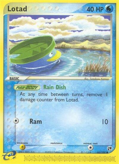 Lotad 66/100 — WC Deck 2005 (King Of The West) (English Pokémon TCG card)