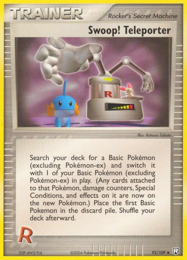 Swoop! Teleporter 92/109 — WC Deck 2005 (King Of The West) (English Pokémon TCG card)