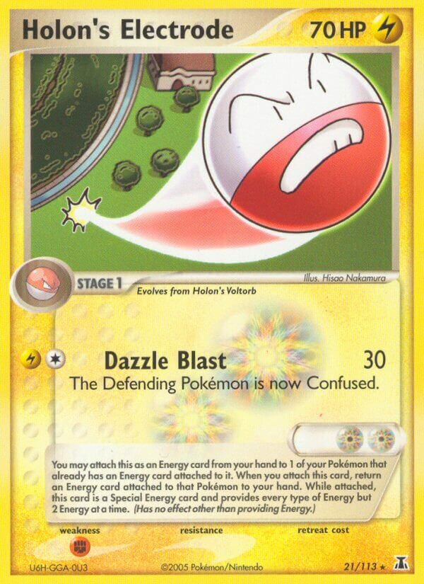 Holon's Electrode 21/113 — WC Deck 2006 (Eeveelutions) (English Pokémon TCG card)