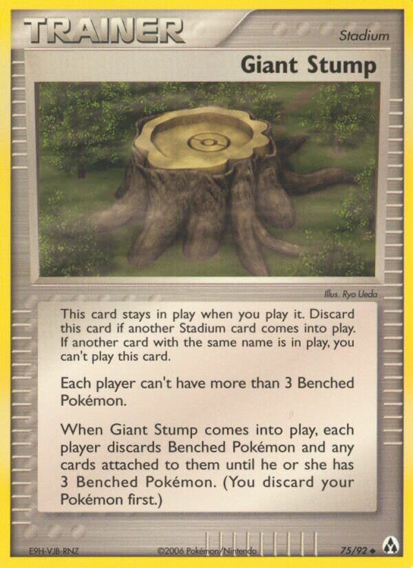 Giant Stump 75/92 — WC Deck 2006 (Eeveelutions) (English Pokémon TCG card)
